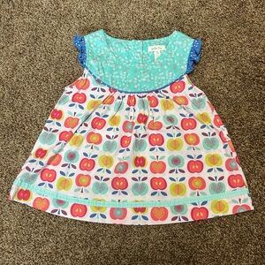 Matilda Jane size 8 girls apple top